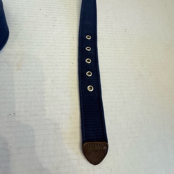 Fossil Utility Gear Belt with Leather Trim Blue Casual Men's 32 - Picture 11 of 15